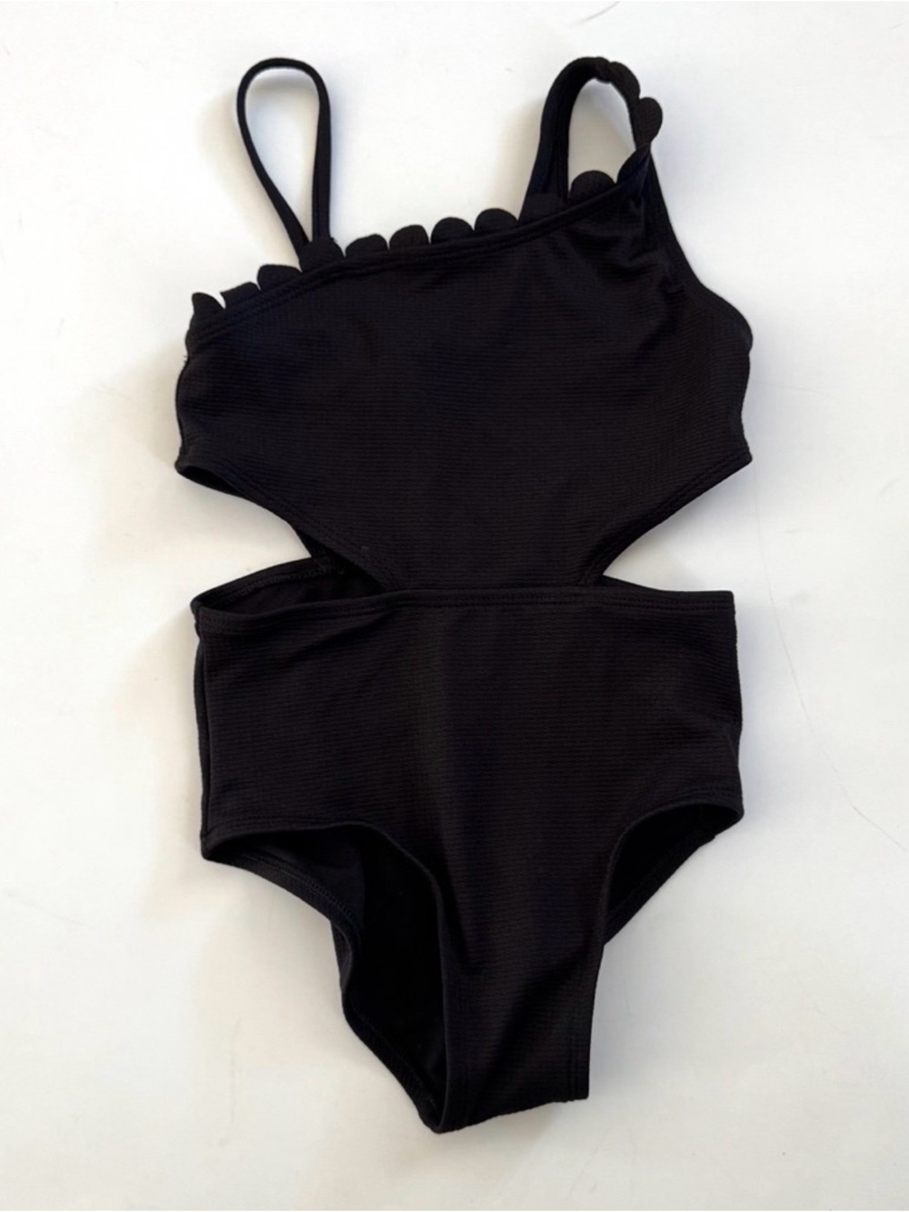 art class Black Scalloped Swimsuit